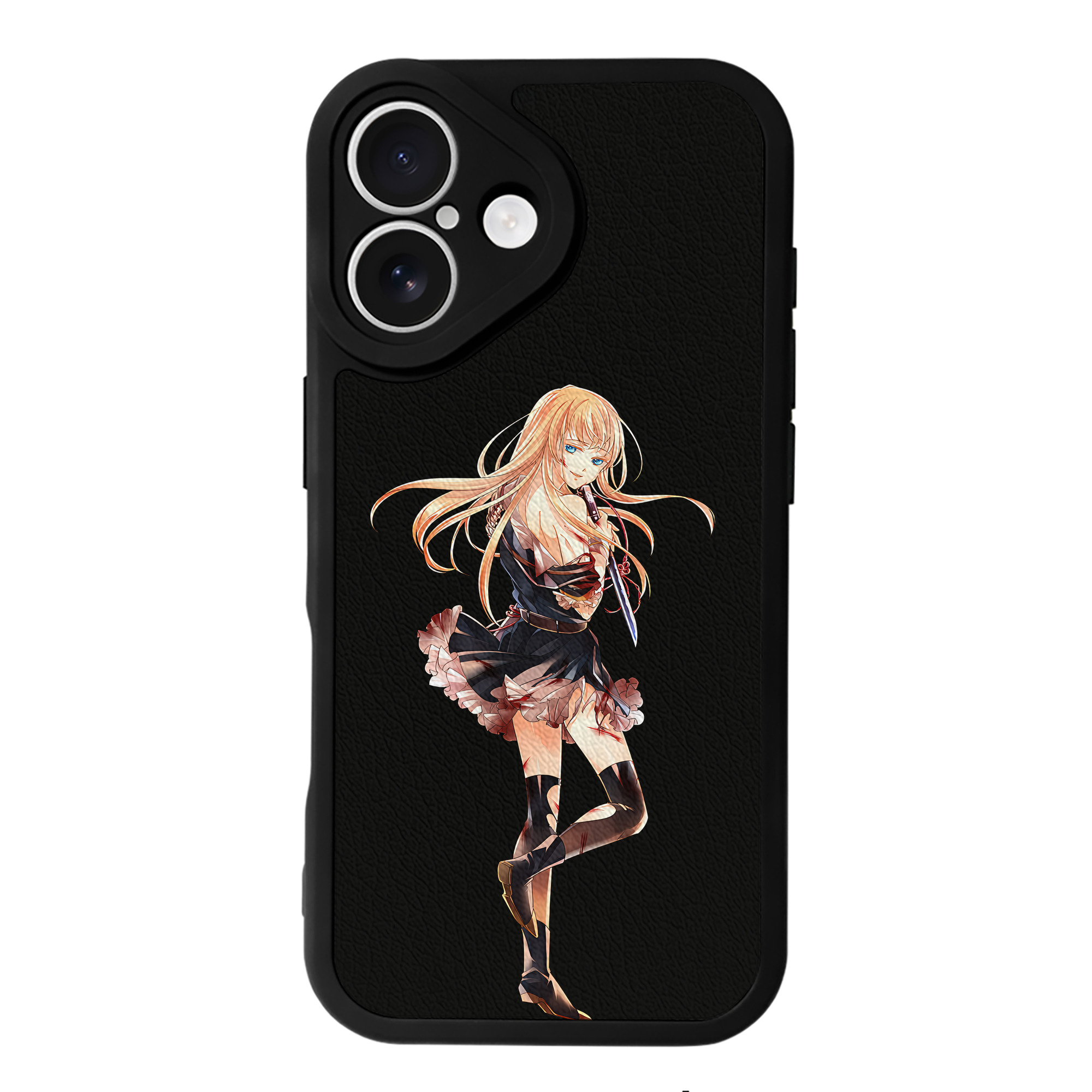 （画像用） 刀剣乱舞 Touken Ranbu 【iPhone 16シリーズ対応】シリコンスマホケース（レザー調） 材質：シリコン